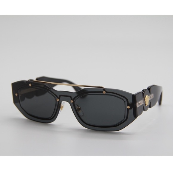 NEW VERSACE MEDUSA VE2235 1002/87 SUNGLASSES VERSACE VE 2235 DARK GREY - Picture 4 of 11